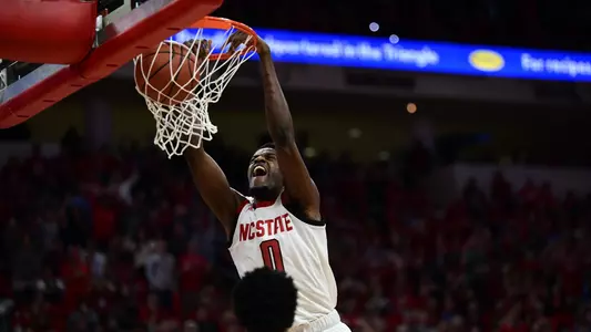 DJ Funderburk dunk vs UNC