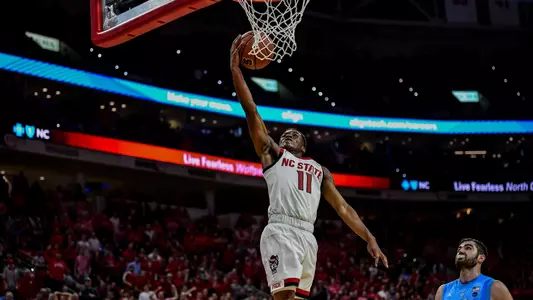 Markell Johnson dunk vs UNC