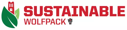 Sustainable Wolfpack Horizontal Logo