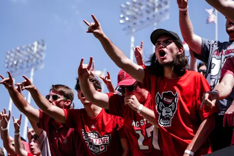 ECU v NCSU at Carter Finley Stadium on August 31, 2019.
Photo by Gregg Forwerck