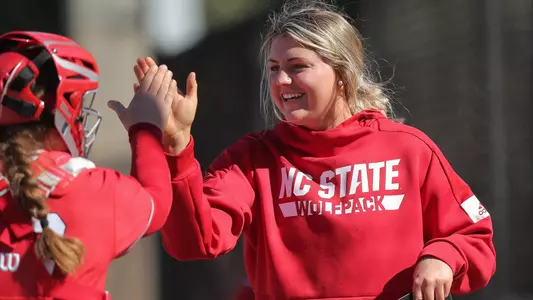 abby trahan high five