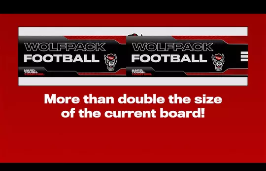 More than double the size of the current board!