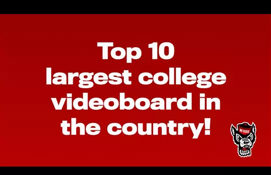 Top 10 largest college videoboard in the country!