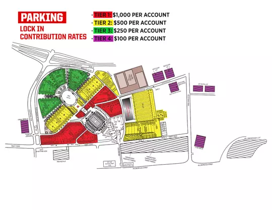 Football Lock In Parking Map 9922