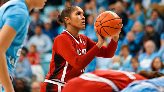 Camille Hobby Free Throw at UNC 2023
