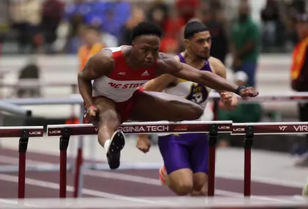 Cam Murray hurdles