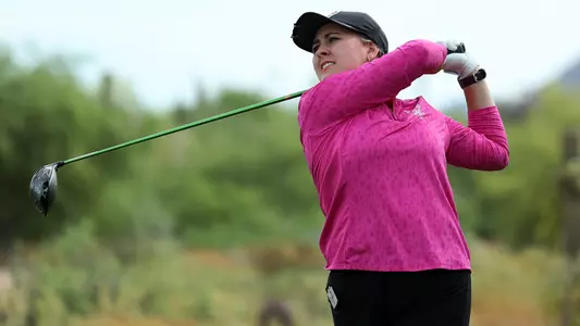 Jaclyn Kenzel Tee Shot 2023 NCAAs