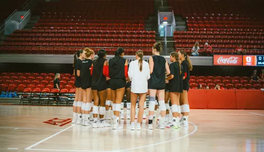 VB Huddle Pre-Game v Coastal