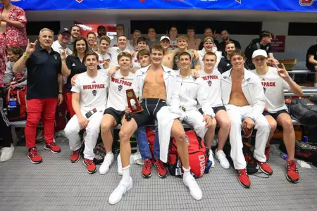 Mens swimming at natty