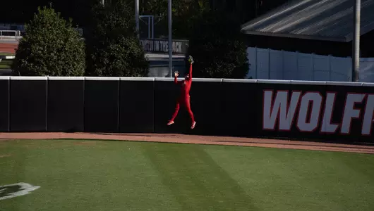 Ellie Goins jumping catch vs VT game 3, 4/7/24