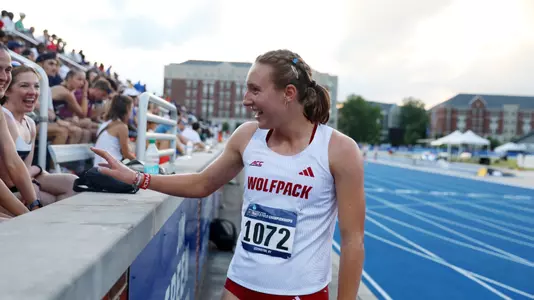 Grace Hartman at the 2024 Outdoor Track East Regional in Lexington, KY