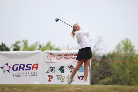 Raleigh, NC Ð Apr 9: NCAA Women's Golf - Wolfpack Match Play - Final Round at Lonnie Poole Golf Course in Raleigh, NC on April 9, 2024. (Credit: Andy Mead/YCJ)