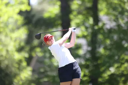 Wilmington, NC Ð Apr 18: NCAA Women's Golf - ACC Tournament - First Round at Porters Neck Country Club in Wilmington, NC on April 18, 2024. (Credit: Andy Mead/YCJ)