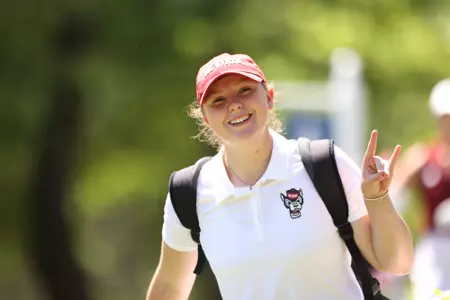 Wilmington, NC Ð Apr 18: NCAA Women's Golf - ACC Tournament - First Round at Porters Neck Country Club in Wilmington, NC on April 18, 2024. (Credit: Andy Mead/YCJ)