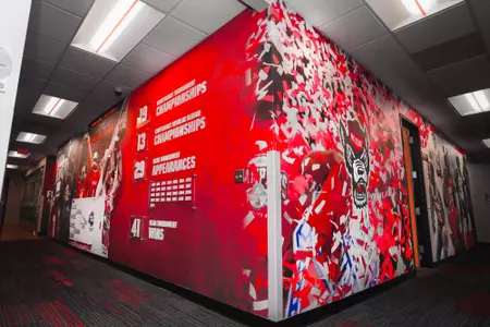 Dail Basketball Facility - Coaches Hallway