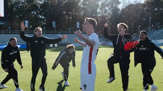 MSOC2025 Aidan Payne winning NCAA Elite Scholar-Athlete award