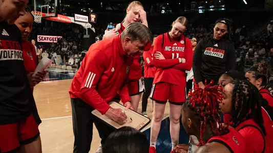 WBB Huddle at GT 2/20/25