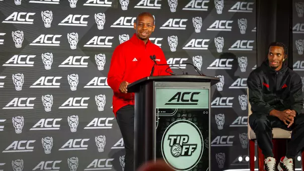 Justin Gainey at ACC Tipoff 2026