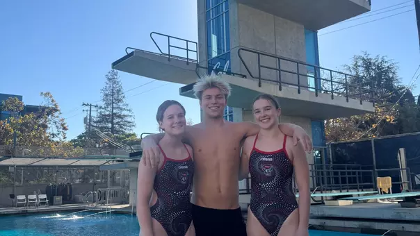Riley McGrath, Mason Lawson, and Hailey Tipton in Berkley California