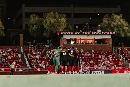 Men's Soccer Group against Mercer