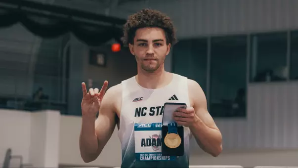 Tyson Adams - ACC Indoor Long Jump Champ