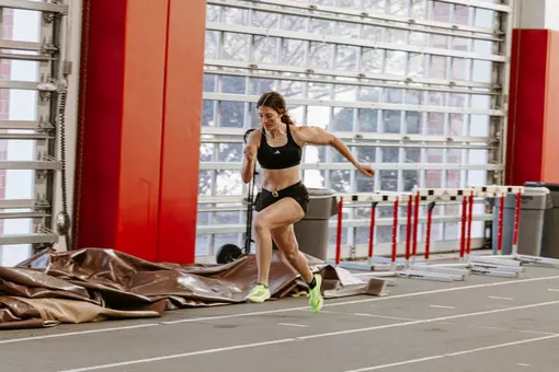 Madison Moraja - indoor practice