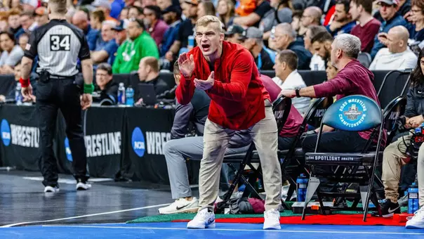 WRES2026 Hayden Hidlay at NCAAs in Cleveland