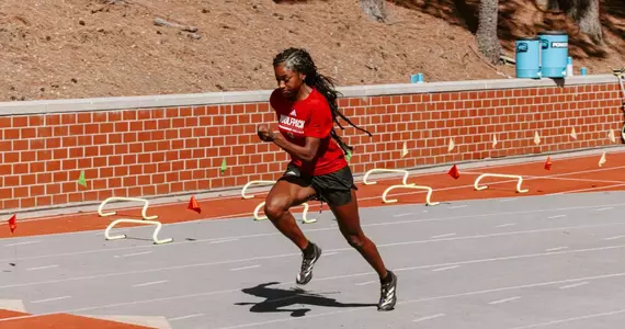 Shaune Ingraham - track practice