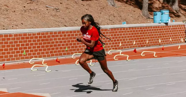 Shaune Ingraham - track practice