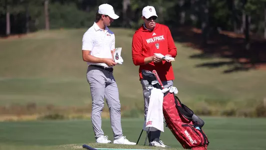 Wilmington, NC Oct 19, 20025: NCAA Men's Golf - The Williams Cup - First Round at UNC Finley Golf Course in Wilmington, NC on October 19, 2025.