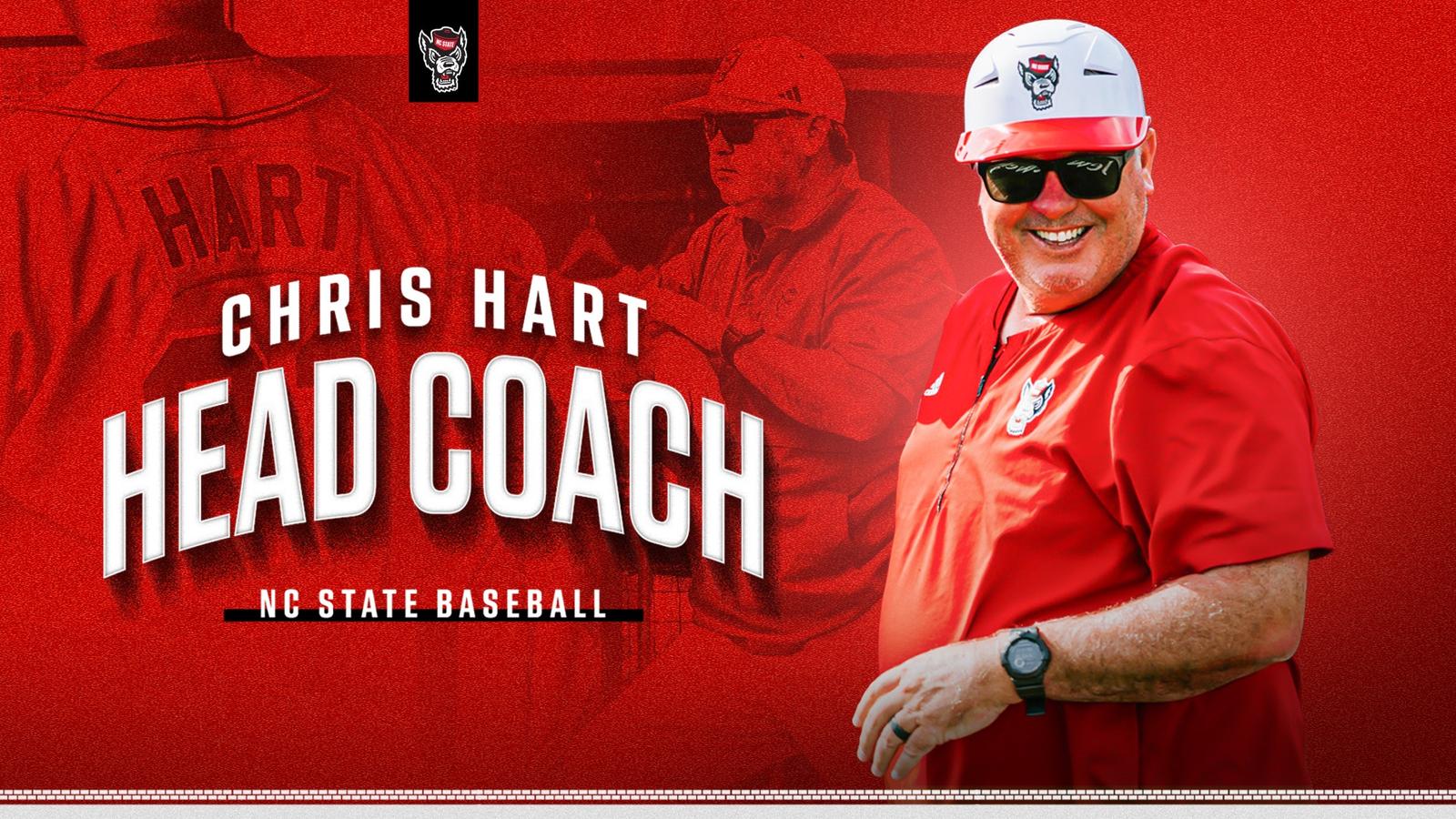 Hart Named Head Coach for NC State Baseball - NC State University Athletics image