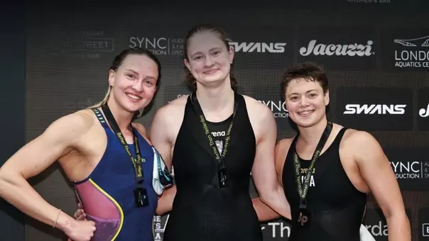SWIM: Eneli Jefimova 50m breaststroke podium at AP Race London International