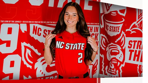 Kendall Gaunt poses in front of the custom backdrops - June 2026