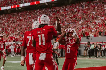 CJ Bailey TD celebration