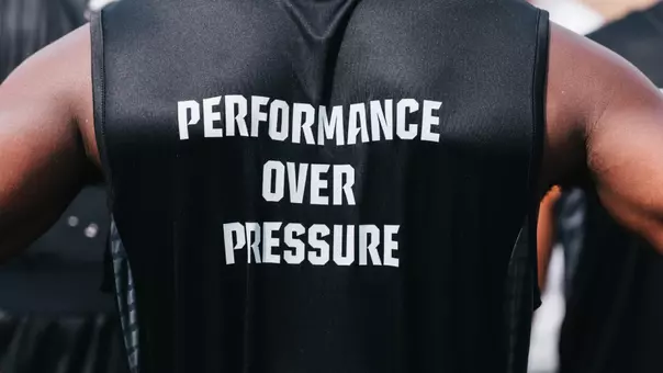 Men's Soccer 2026 Slogan - PerformanceOverPressure
