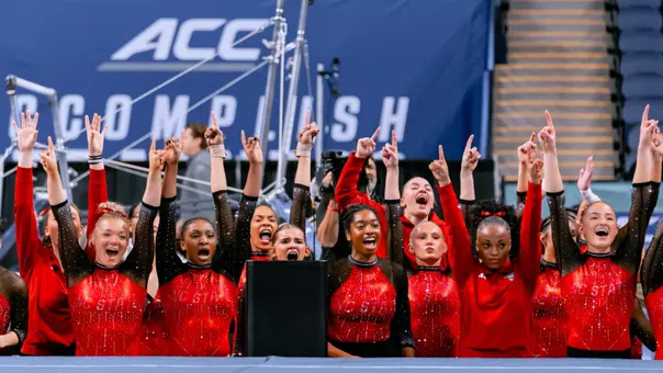 Gymnastics team at ACC Championships