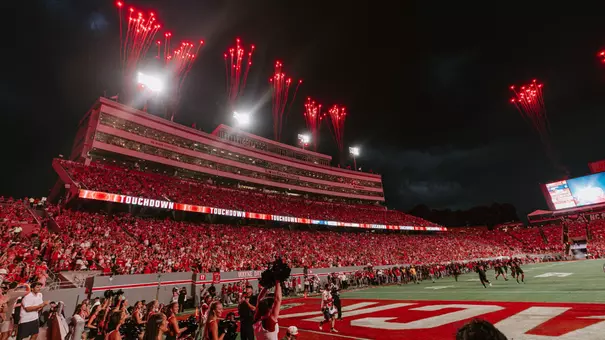 Carter-Finley Stadium firewroks