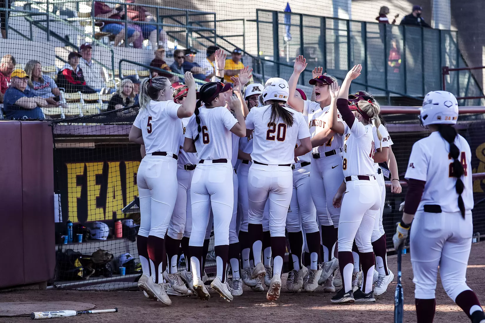 Dray Megan, homerun, celebration