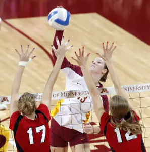 Ashley Wittman had a team-high 15 kills.