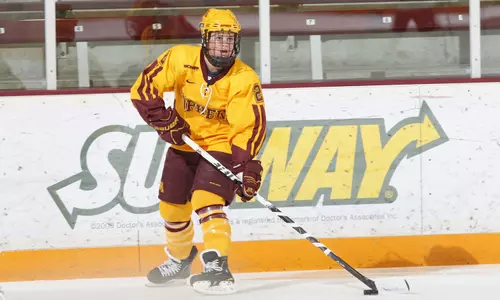 Senior defenseman Kelly Seeler