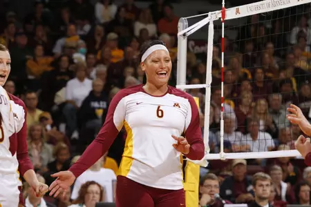 Tori Dixon had four aces and a match-high six block assists.