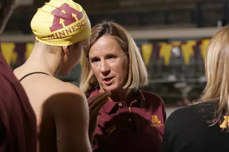 Women's head coach Terry Nieszner and her squad hit the water Friday at 6 p.m.