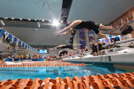 Senior Hannah Whitehead posted two individual victories vs. Michigan last season.