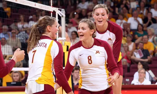 Katherine Harms had 15 kills in the win.