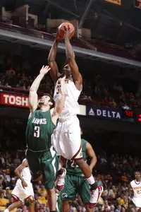 Trevor Mbakwe had 11 rebounds in the win over the Beavers.