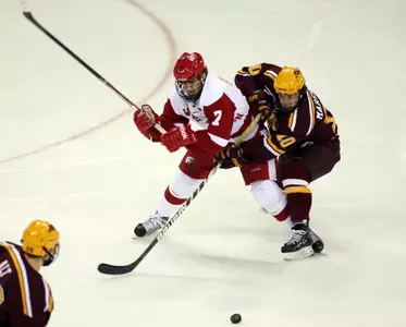 Minnesota dropped its first WCHA game of the season on Friday.