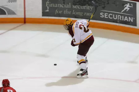 Jake Hansen has four career points against St. Cloud State, the most of any Gopher on the roster.
