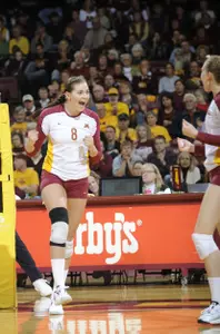 Katherine Harms and the Gophers travel to Nebraska