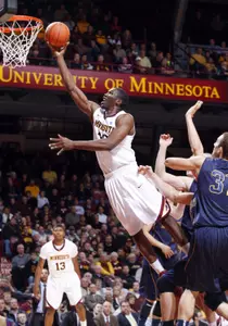 Trevor Mbakwe had a double-double in Thursday's game.