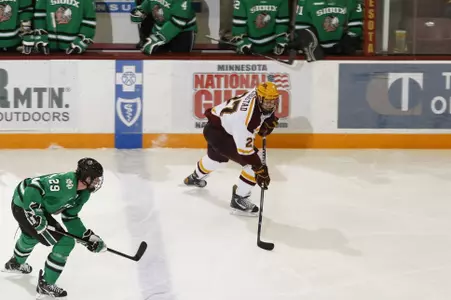 Nick Bjugstad scored twice for Minnesota.